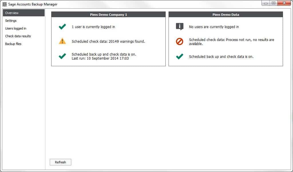 Sage Backup